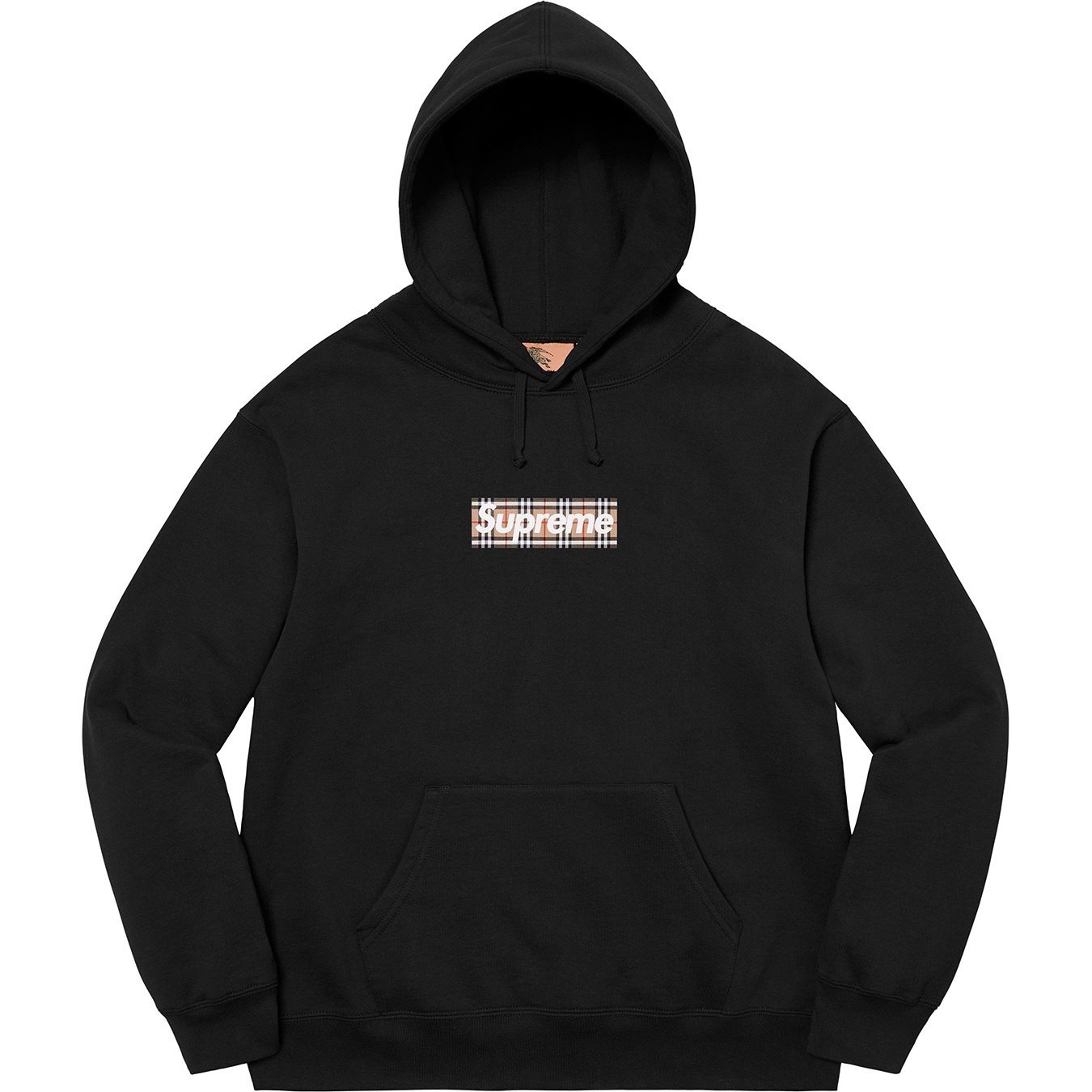 Supreme®/Burberry® Box Logo Hooded Sweatshirt view 3